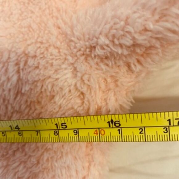 Care Bears Adult One Piece Fleece Romper Sz S Cozy Short Loungewear Pink Onesie - Picture 8 of 8